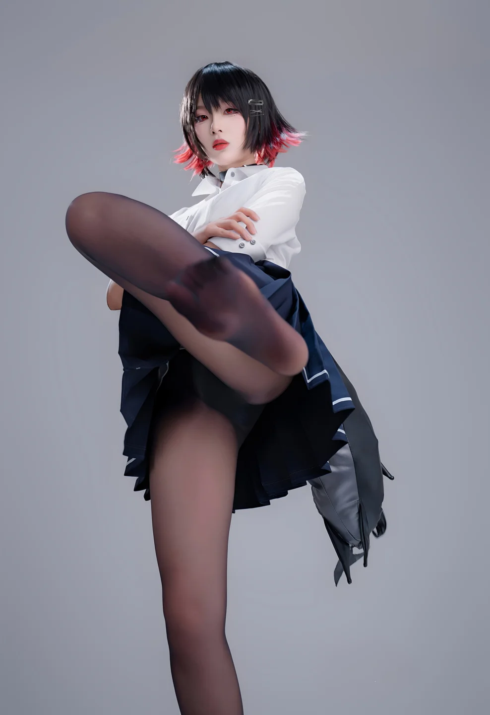 轩萧学姐 - JK鲨鱼妹 [100P,1V-549MB] tg@simisebaisi 【丝足阁】052.webp